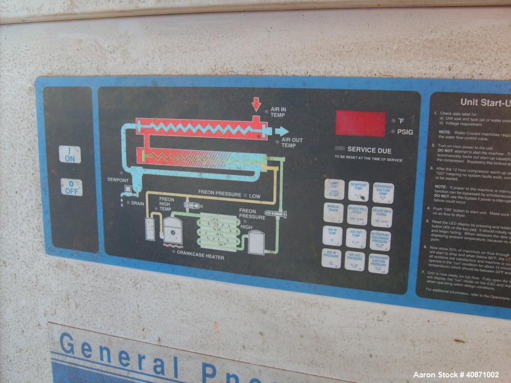Used General Pneumatic Compressed Air Dryer, Model TK1000A