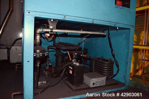 Used Hankison Compressed Air Dryer, Model 80700 CU. Rated capacity 30875 BTU/HR at 35 degrees F. evap., & 100 degrees F. amb. Maximum pressure 200 psig. Refrigerant charge 11 lbs of R-22. Refrigerant...