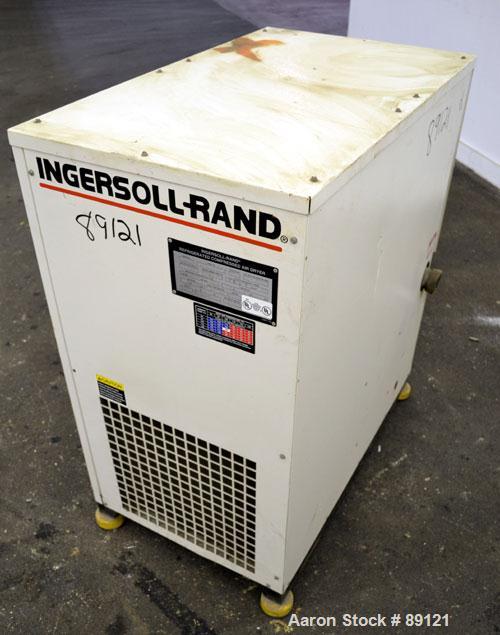 Used Ingersoll Rand Refrigerated Air Dryer, Model DXR140. Rated 140 cfm at approximately 35 degrees F. at 250 psi. Maximum inlet air temperature 130 degrees F.