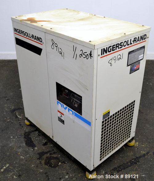 Used Ingersoll Rand Refrigerated Air Dryer, Model DXR140. Rated 140 cfm at approximately 35 degrees F. at 250 psi. Maximum inlet air temperature 130 degrees F.