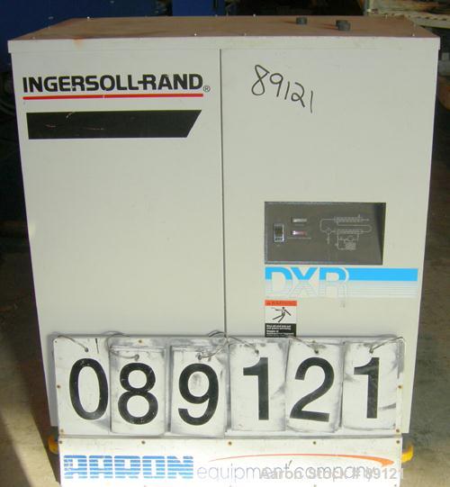 Used Ingersoll Rand Refrigerated Air Dryer, Model DXR140. Rated 140 cfm at approximately 35 degrees F. at 250 psi. Maximum inlet air temperature 130 degrees F.
