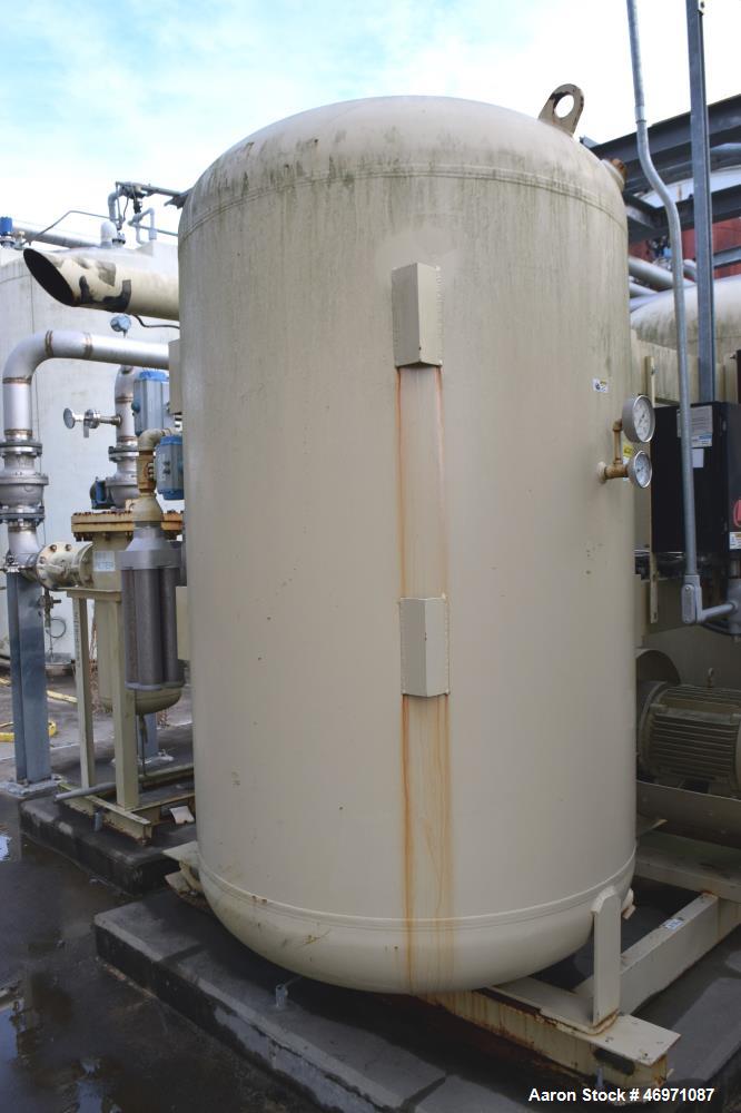 Used Ingersoll-Rand Heated Blower Desiccant Dryer, Model HB50004HN49S, Inlet Capacity 5000 SCFM. Desiccant 1633 kg per tower, 3/60/460 volt, maximum inlet air 150 psi at 120 degrees F. Serial# 525722...