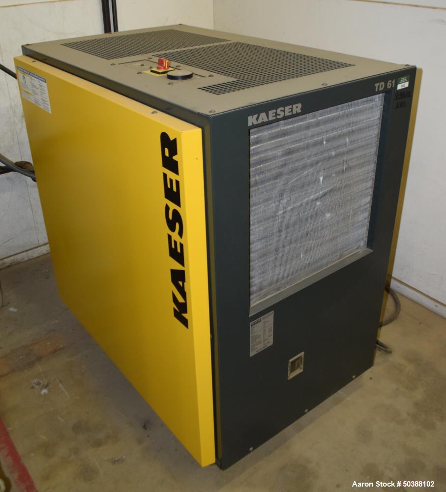 Used Kaeser Air Dryer, Model TD 61, 247 CFM. Serial# 1770, built 2011.