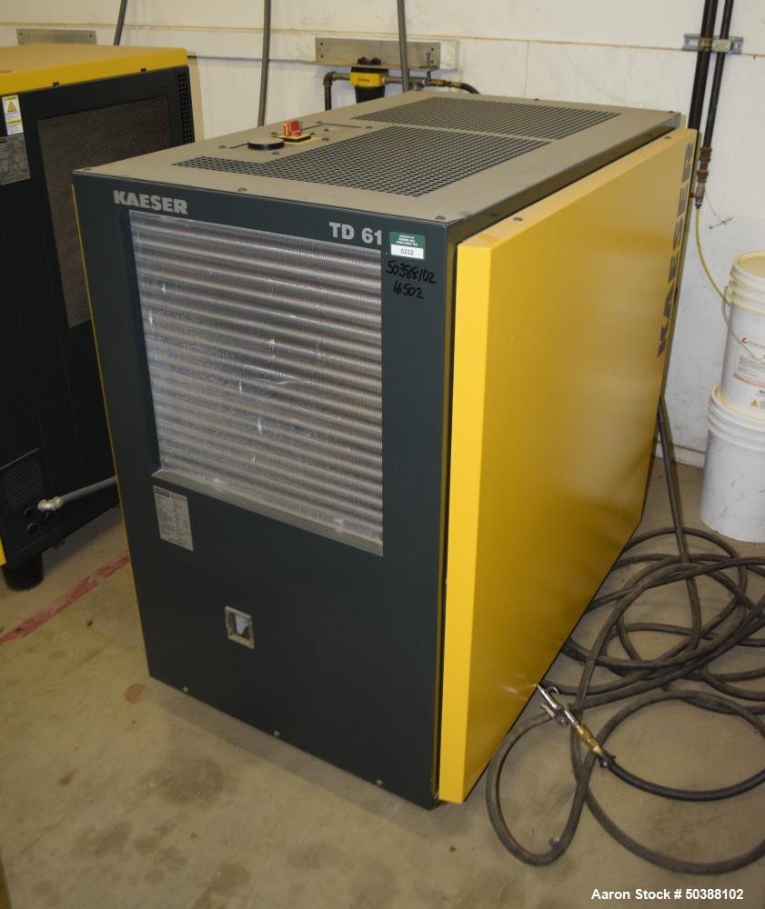 Used Kaeser Air Dryer, Model TD 61, 247 CFM. Serial# 1770, built 2011.