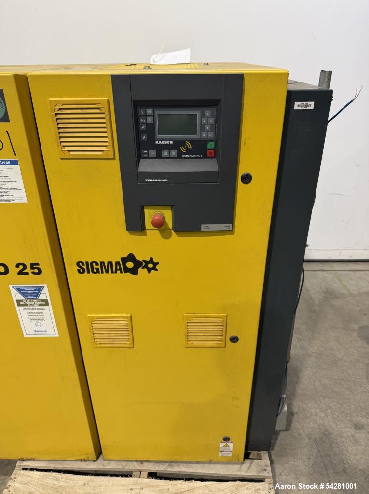 Used Kaeser ASD 25 Rotary Screw Air Compressor | 25 HP | 112 CFM @ 125 PSIG | Si