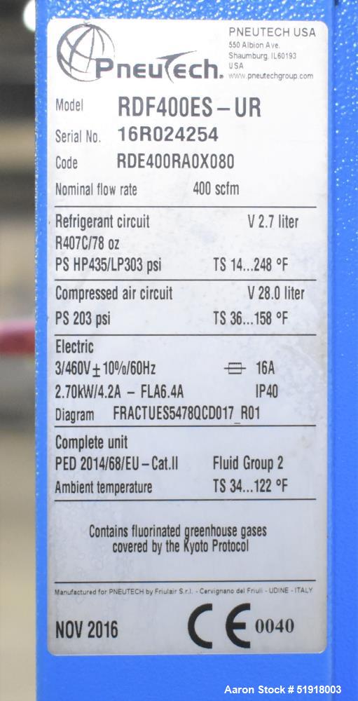 Pneutech RDF Refrigerated Dryer