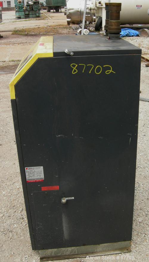 USED: Zeks heatsink refrigerated air dryer, model 400HSEA40F. Rated 400 scfm at 38 deg F, max working 300 psig. 4 pound charge of R22 refrigerant, 3/60/460 volt. Built 1987.