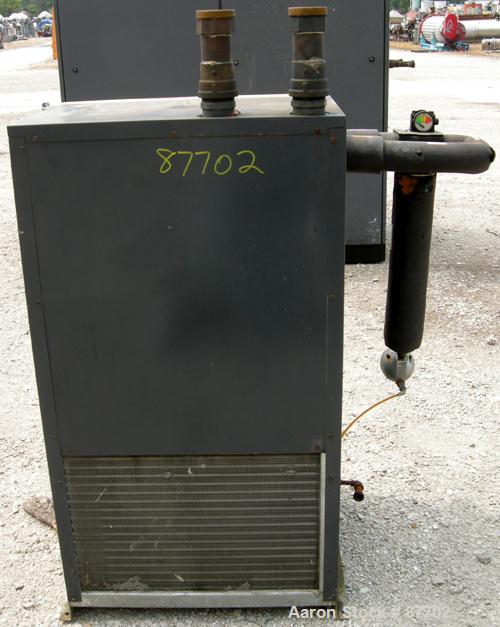 USED: Zeks heatsink refrigerated air dryer, model 400HSEA40F. Rated 400 scfm at 38 deg F, max working 300 psig. 4 pound charge of R22 refrigerant, 3/60/460 volt. Built 1987.