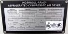 Used Ingersoll-Rand Refrigeration Air Dryer, model DXR425. Nominal air-flow 425 cfm, maximum pressure 250 psi. Type R22 refrigerant.