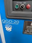 Used Quincy QCD-20 Rotary Screw Air Compressor System with 120 Gallon Tank, Dryer & Oil Water Separator