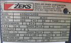 Used Zeks Refrigerated Air Dryer, model 600HSCA400. Rated approximately 
600 scfm at 38 deg F. Approximate working pressure 300 psig. 5 pound charge of R22   
refrigerant, 3/60/460 volt.             ...