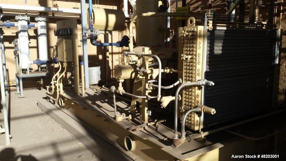 Used Lot of (3) CNG Compressors. 1-Gemini 125 hp ss, 4 stage, 300 cfm compressor, CNG service, Unit # 11316, sn C4706 2-PDC diaphragm compressors, model PDC-4-1250-6000, 1 at 30 hp; 1 at 5 hp, hydrog...