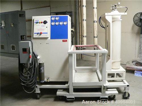 Used Bauer Nitrogen Compressor, Model G120V. Manufactured 12/03 but was run only 5 hours.