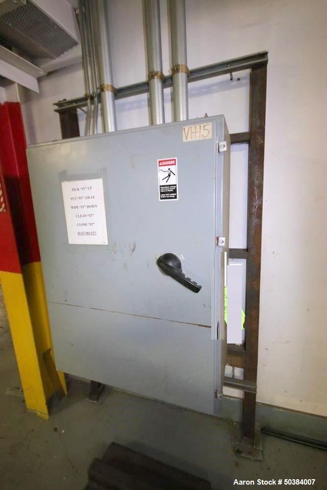 Used Belliss & Morcom 250 hp High-Pressure Reciprocating Compressor, Model VH15H3N, Serial # 9082, Stroke 165.1 MM, 750 Max. RPM, 45.5 Bar G Pressure, with Teco 1780 RPM Motor, 575 Volts, with SPX Hi...