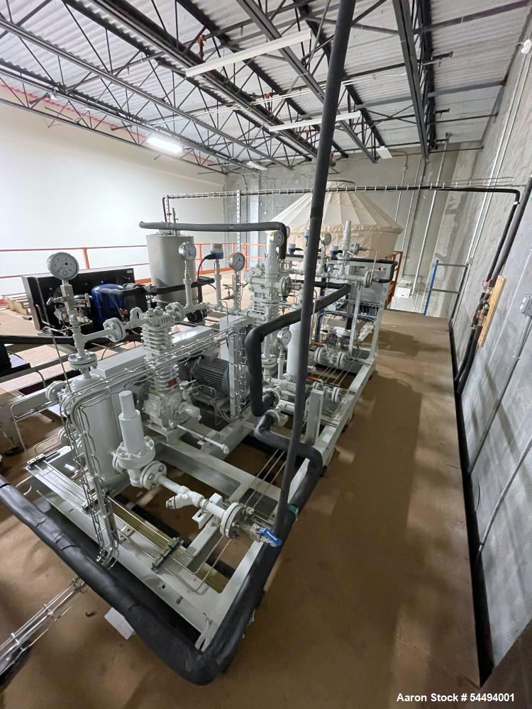 Used Blackmer CO2 Gas Compressor Skid with Glycol Cooling System | CO2 Liquefaction Package