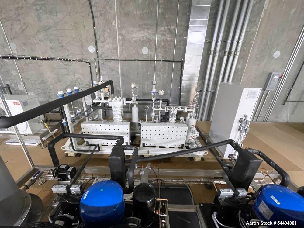 Used Blackmer CO2 Gas Compressor Skid with Glycol Cooling System | CO2 Liquefaction Package