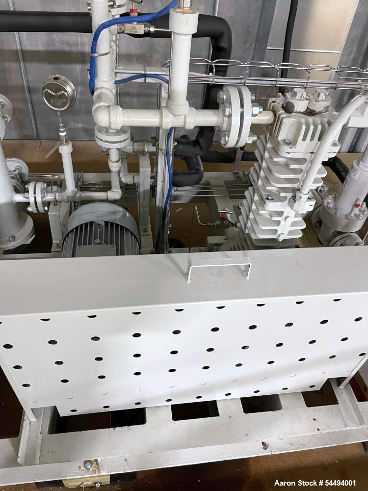 Used Blackmer CO2 Gas Compressor Skid with Glycol Cooling System | CO2 Liquefaction Package