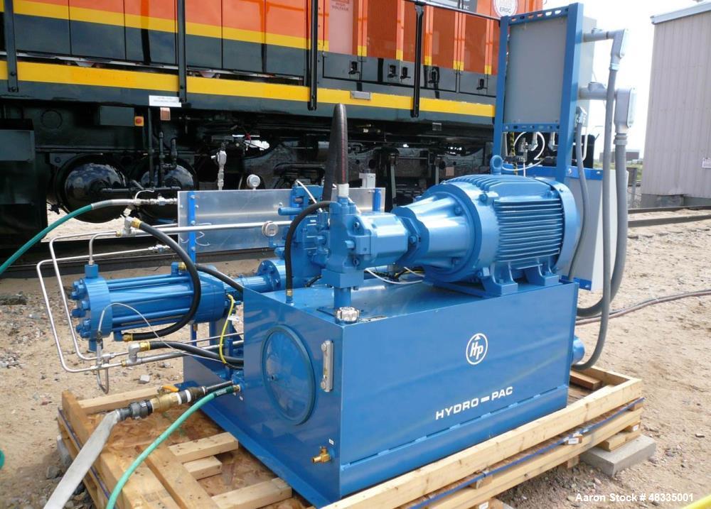 Used Hydro-Pac Lx-Series High Pressure Hydrogen Compressor Model: C06-60-5200lx. Specifications: process gas: hydrogen (suitable for use with other pure inert gases). Maximum discharge pressure: 6,00...