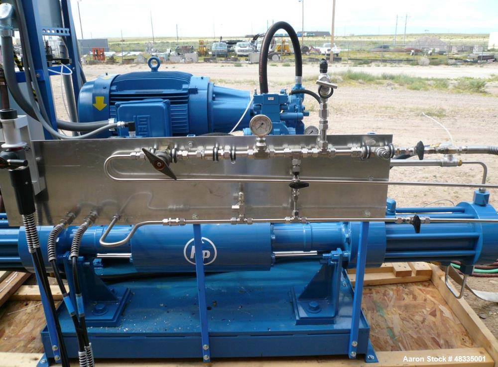 Used Hydro-Pac Lx-Series High Pressure Hydrogen Compressor Model: C06-60-5200lx. Specifications: process gas: hydrogen (suitable for use with other pure inert gases). Maximum discharge pressure: 6,00...
