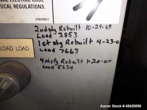 Used Gardner Denver J Series High Pressure Air Compressor, Model JJQT8