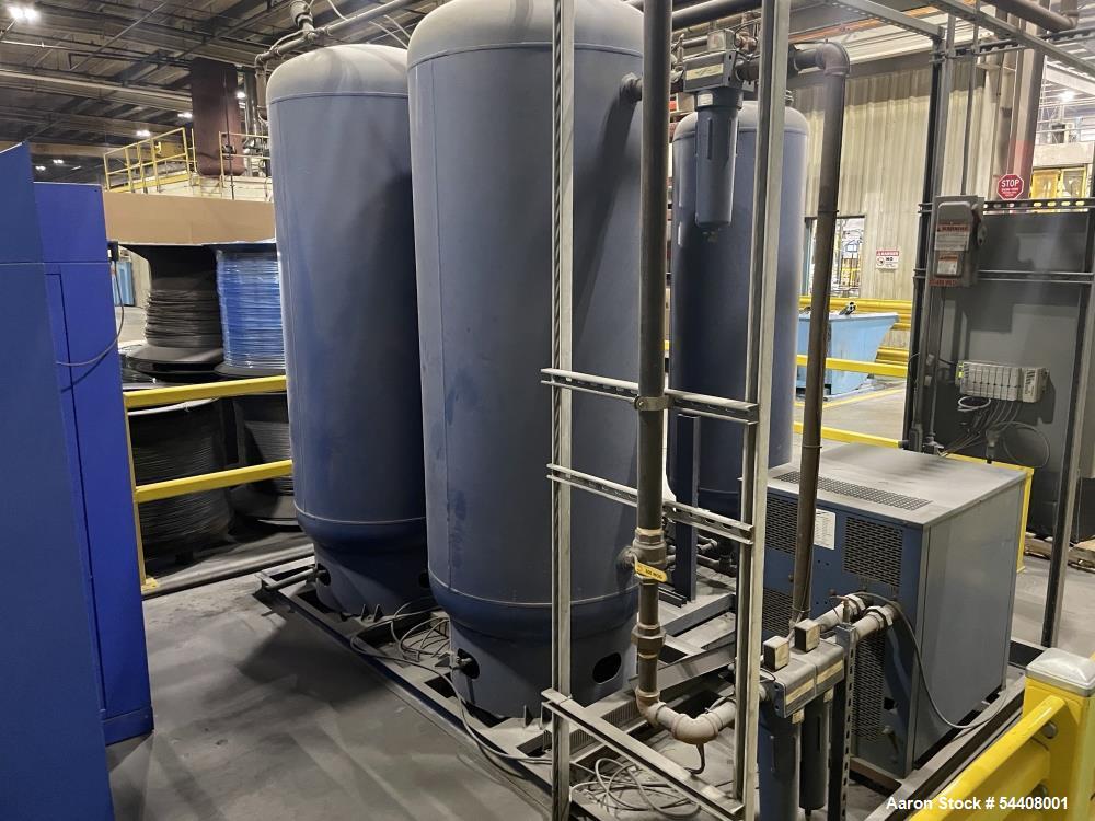 Used Great Lakes Air GN2-1800C11-XP2 Nitrogen Generator System – 3,745 SCFH, 99.5% Purity with Air Dryer & Tanks