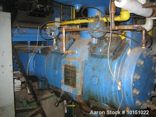 Used Ingersoll Rand Gas Compressor. Cylinder type FSH-1, normal discharge 161 psig, rated discharge 380 psig, MAWP 440 psig @ 450 deg F.