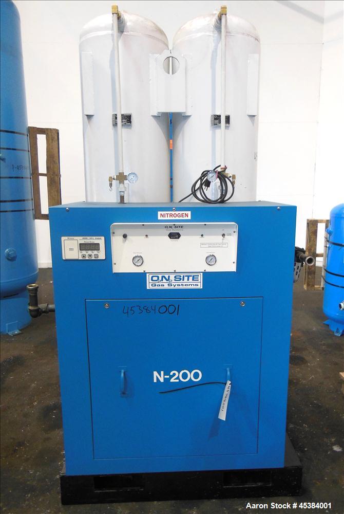 Used On Site Gas Systems Pressure Swing Adsorption Nitrogen Generator, Model N-