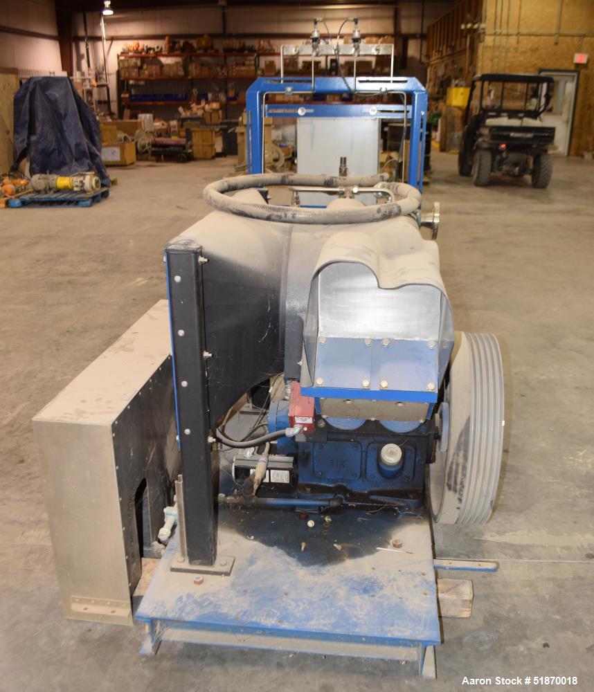 Used Rix Natural Gas Compressor. Approximate gas flow rate 120 SCFM, inlet 120 psig, inlet temperature 60 to 100 degrees F., discharge 275 psig, discharge temperature 60 degrees F.. Driven by a 25hp,...
