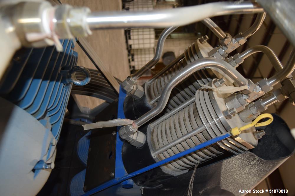 Used Rix Natural Gas Compressor. Approximate gas flow rate 120 SCFM, inlet 120 psig, inlet temperature 60 to 100 degrees F., discharge 275 psig, discharge temperature 60 degrees F.. Driven by a 25hp,...