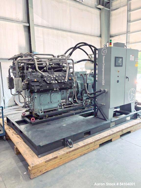 Used Sauer WP6208 BasSeal Helium Compressor | 1000 m³/h | 53.8 Barg | 270 HP | 2023