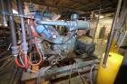 Used Belliss & Morcom 250 hp High-Pressure Reciprocating Compressor, Model VH15H3N, Serial # 9082, Stroke 165.1 MM, 750 Max. RPM, 45.5 Bar G Pressure, with Teco 1780 RPM Motor, 575 Volts, with SPX Hi...