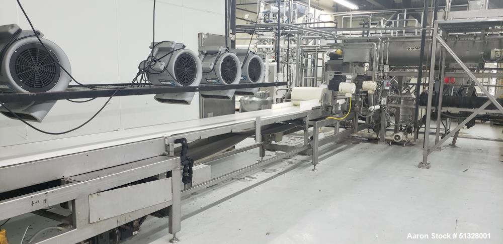 Used- Nut Roasting and Slab Cutting Line for Nut Clusters