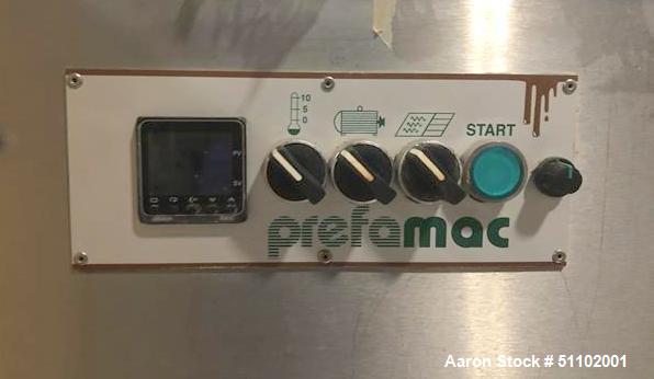 Used Prefamac 80kg Chocolate Moulding Machine, Type II.