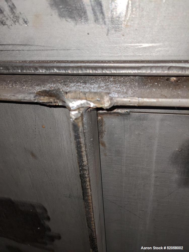 Used Jacketed Double Spiral Ribbon Blender / Chocolate Melter, 304 Stainless Steel. Approximate 40 Cubic Feet working capacity. Jacketed trough approximately 36" wide x 60" long x 42" deep. Jacket ra...
