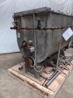Used Jacketed Double Spiral Ribbon Blender / Chocolate Melter, 304 Stainless Steel. Approximate 40 Cubic Feet working capacity. Jacketed trough approximately 36