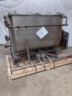 Used Jacketed Double Spiral Ribbon Blender / Chocolate Melter, 304 Stainless Steel. Approximate 40 Cubic Feet working capacity. Jacketed trough approximately 36