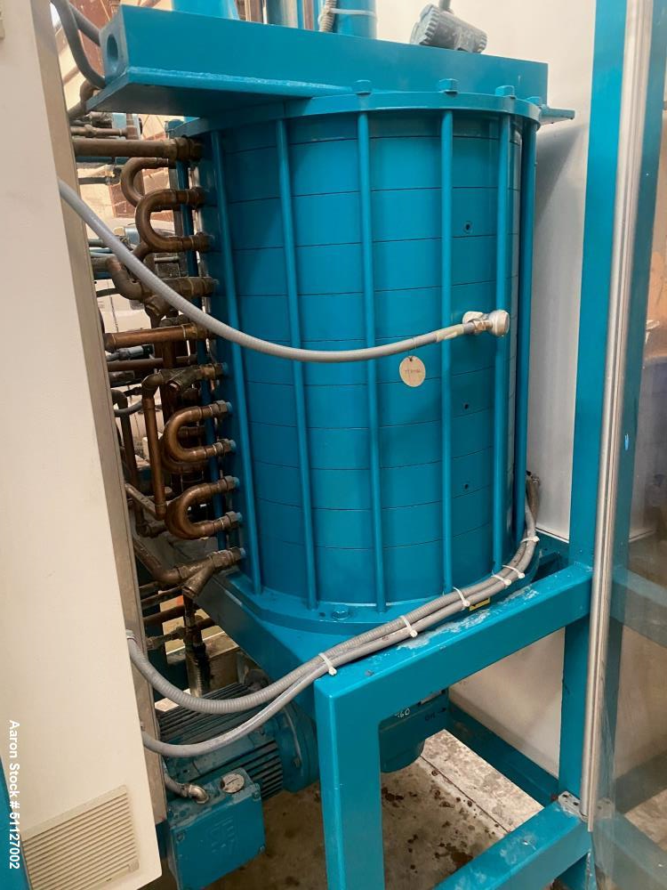 Used Aasted AMK 2000 Vertical Chocolate Tempering Machine.