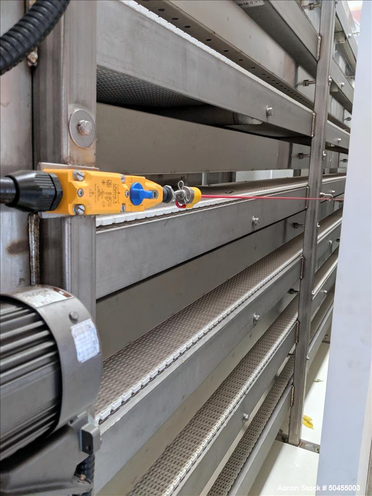Used Latini 7-Tier (6) Rope Cooling Conveyor