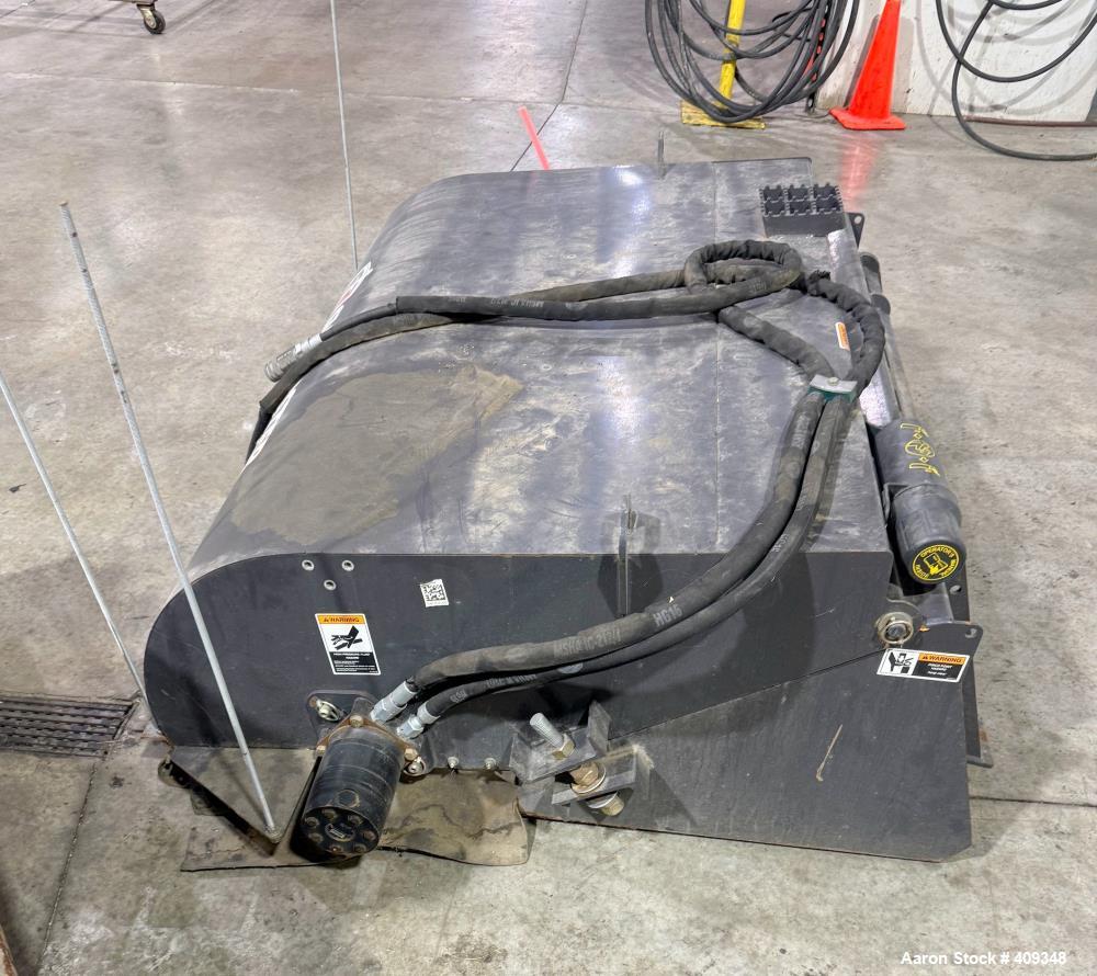 Used Paladin Sweepster 21572M-0022 72" Skid Steer Sweeper Box Broom Attachment