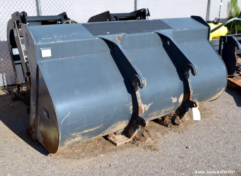 Used JRB Front End Loader 3 Yard Bucket. For a model 544J John Deere. Serial# WAH2385.
