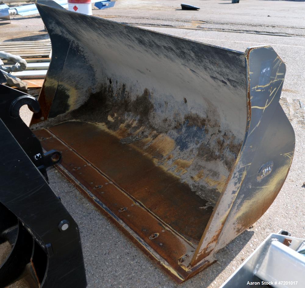 Used JRB Front End Loader 3 Yard Bucket. For a model 544J John Deere. Serial# WAH2385.