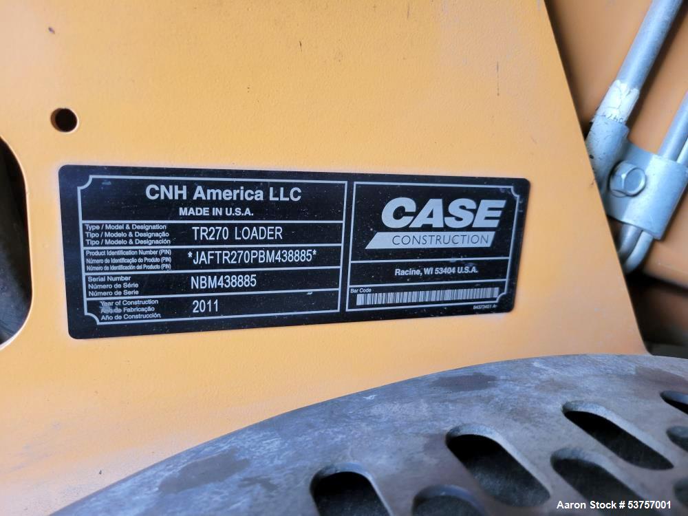 Used Case TR270 Skid Steer Loader – Enclosed Cab | Bucket & Forks | 74 HP Diesel | Built 2011