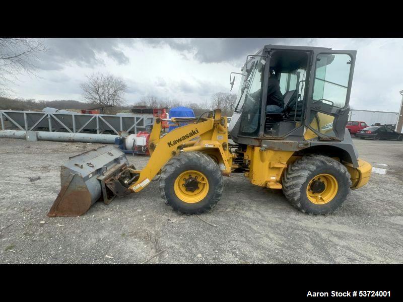 Used Kawasaki 45ZV-2 Wheel Loader – 1785 Hours | 61 HP Kubota Engine | 31.7 cu ft Bucket | Built 2011