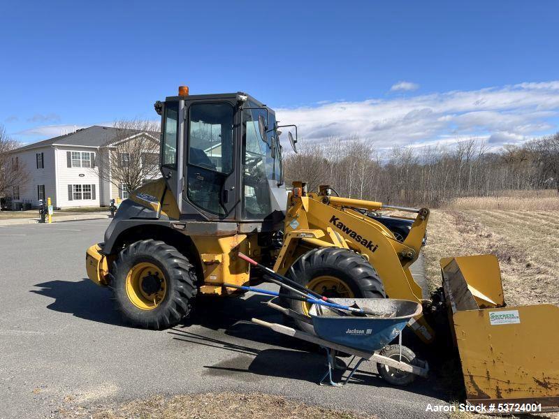 Used Kawasaki 45ZV-2 Wheel Loader – 1785 Hours | 61 HP Kubota Engine | 31.7 cu ft Bucket | Built 2011
