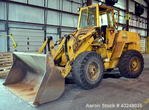 Used Case Front End Loader, Model W20.  No hour meter on console.