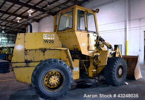 Used Case Front End Loader, Model W20.  No hour meter on console.