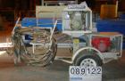 USED: Sprayforce fireproofing/plaster finishing machine, model Calibur. Includes a Wisconsin gas powered engine mixer and a gas powered pump. Unitized on a trailer. Built 1989.