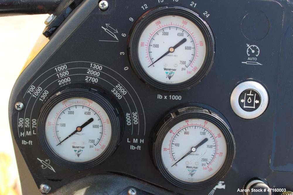 Used 2005 Vermeer D24X40II Directional Drill with 125 hp John Deere Diesel Engine. Machine features 24,000 lbs. of thrust and pullback, 4000 ft. lbs. of torque, 50 GPM Aplex Water Pump at 1300 psi. 5...