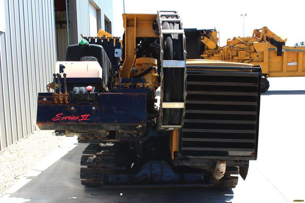 Used 2008 Vermeer D36X50II Navigator with 140 hp. John Deere Diesel Engine. Machine features 36,000 lbs. of thrust and pullback, 4995 ft. lbs. of torque, 50 GPM FMC Water Pump at 850 psi. 500' of use...