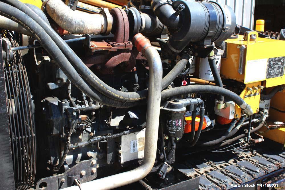 Used 2008 Vermeer D36X50II Navigator with 140 hp. John Deere Diesel Engine. Machine features 36,000 lbs. of thrust and pullback, 4995 ft. lbs. of torque, 50 GPM FMC Water Pump at 850 psi. 500' of use...